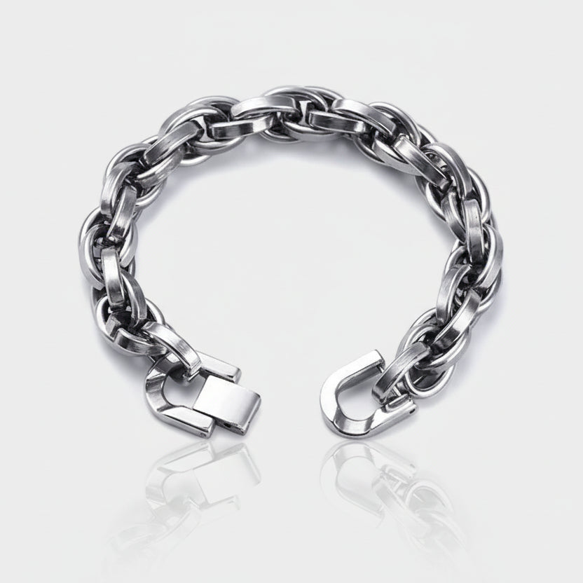 Riven Knox Bracelet | White Gold