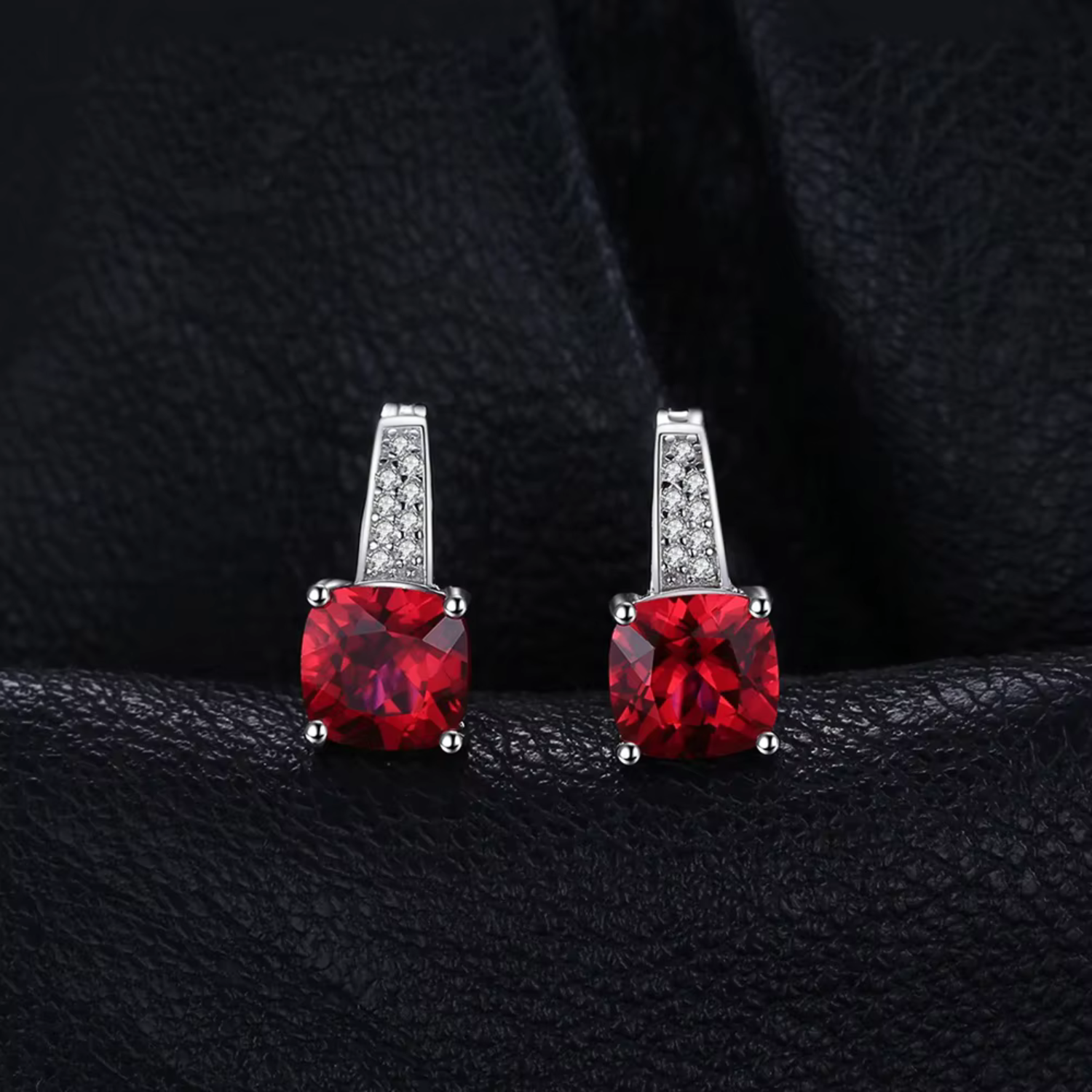 Rafaela – Brilliantly Brilliant Ruby Earrings