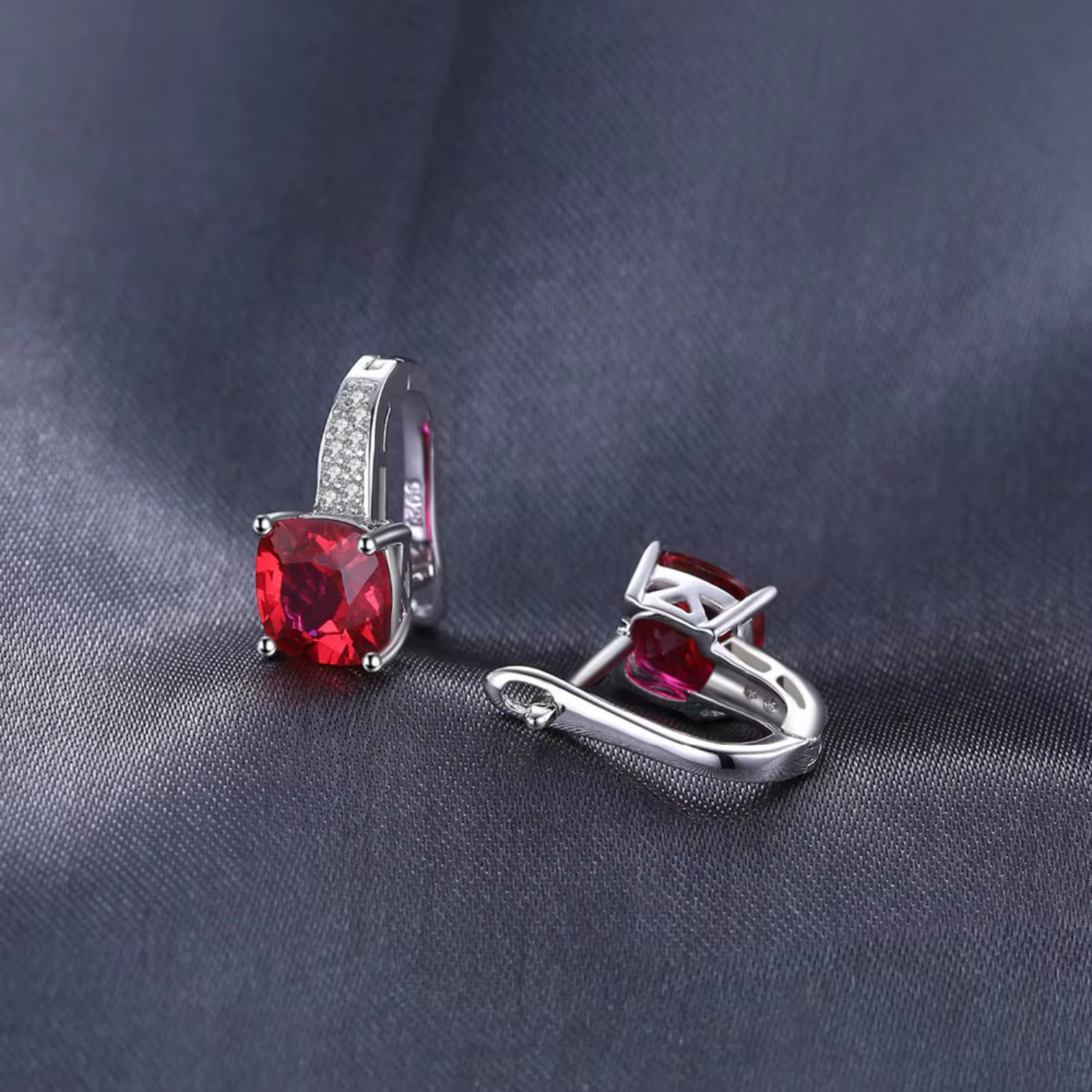 Rafaela – Brilliantly Brilliant Ruby Earrings