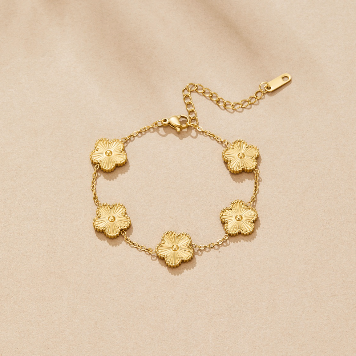 Gold lucky bracelet