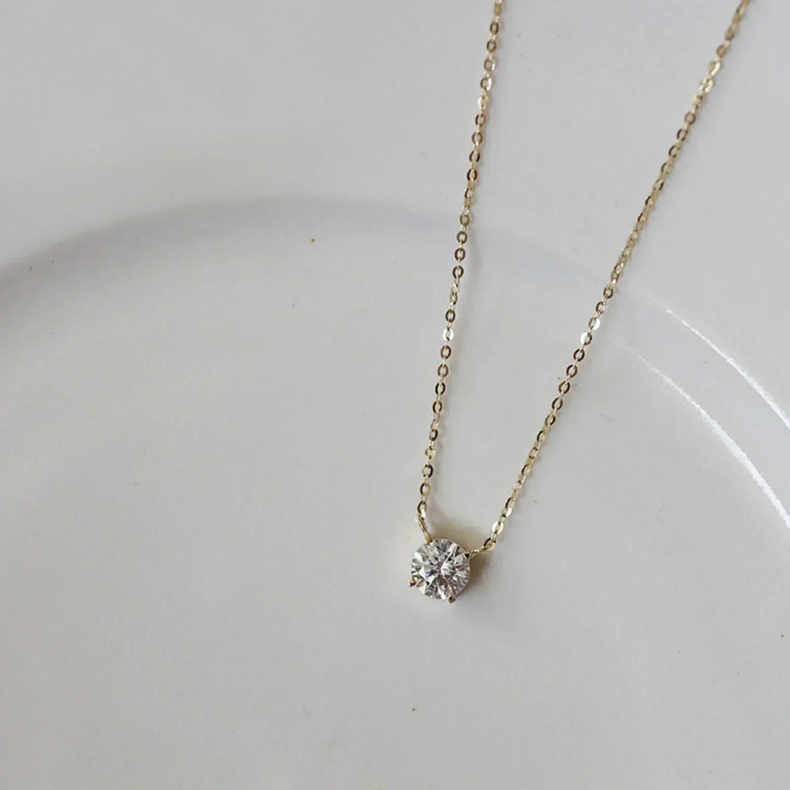 Rafaela - 18K Gold Plated Silver Zircon Necklace