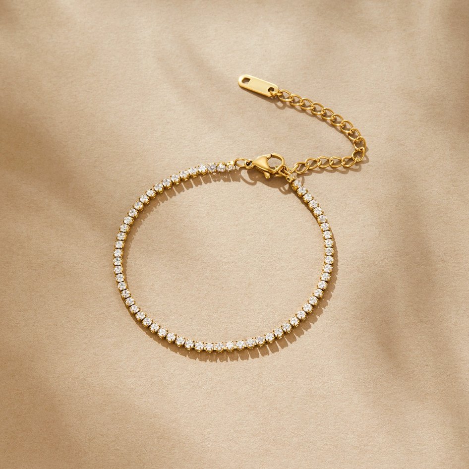 Kordelia Gold Tennis Bracelets