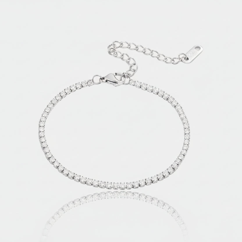Cordelia silver tennis bracelet