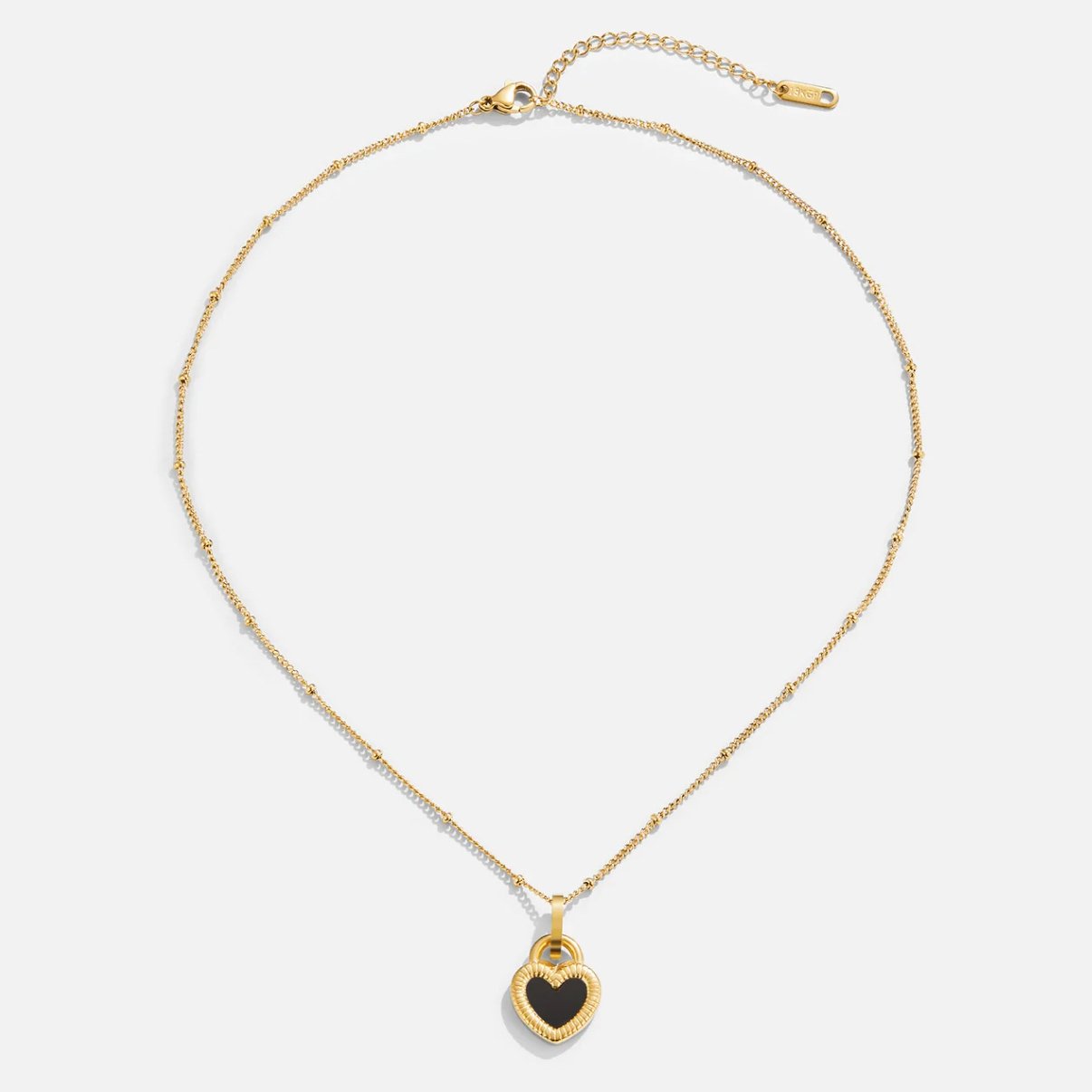 Monika – Warm gold drop pendant.