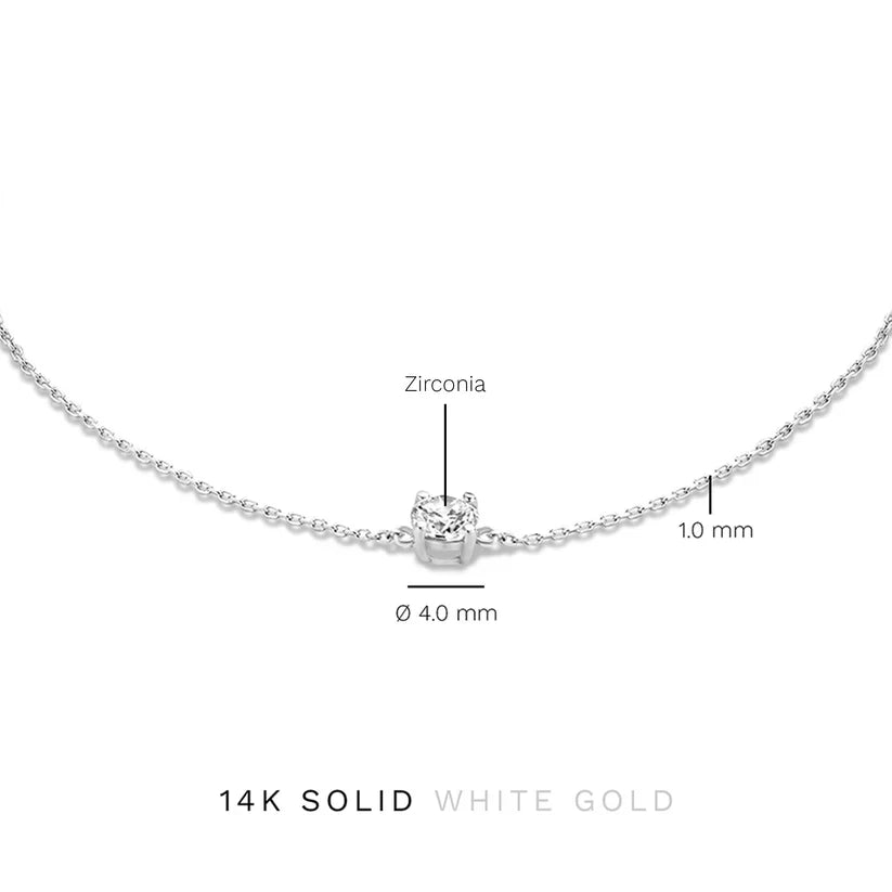 Klára bracelet with moissanite stone