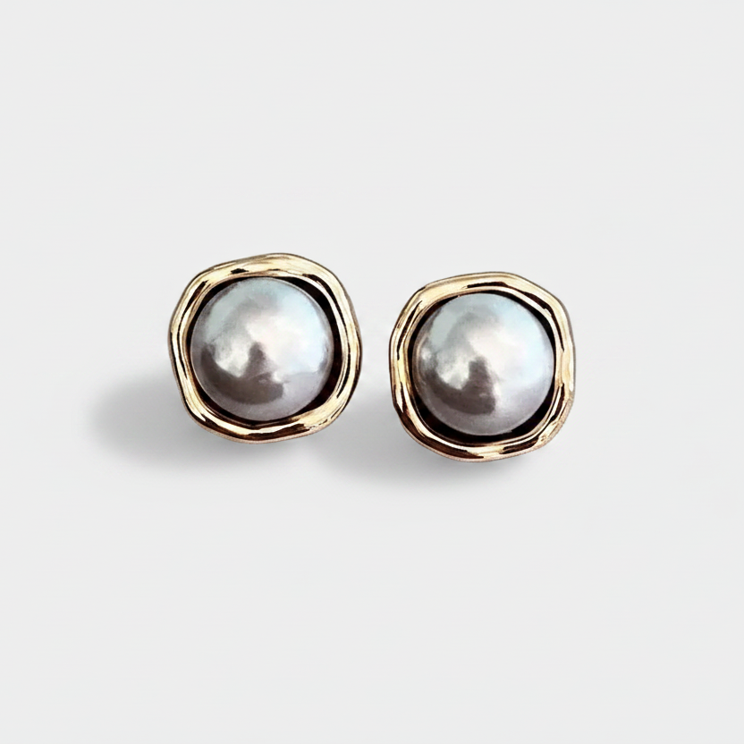 Klára - Eleganti orecchini di perle vintage