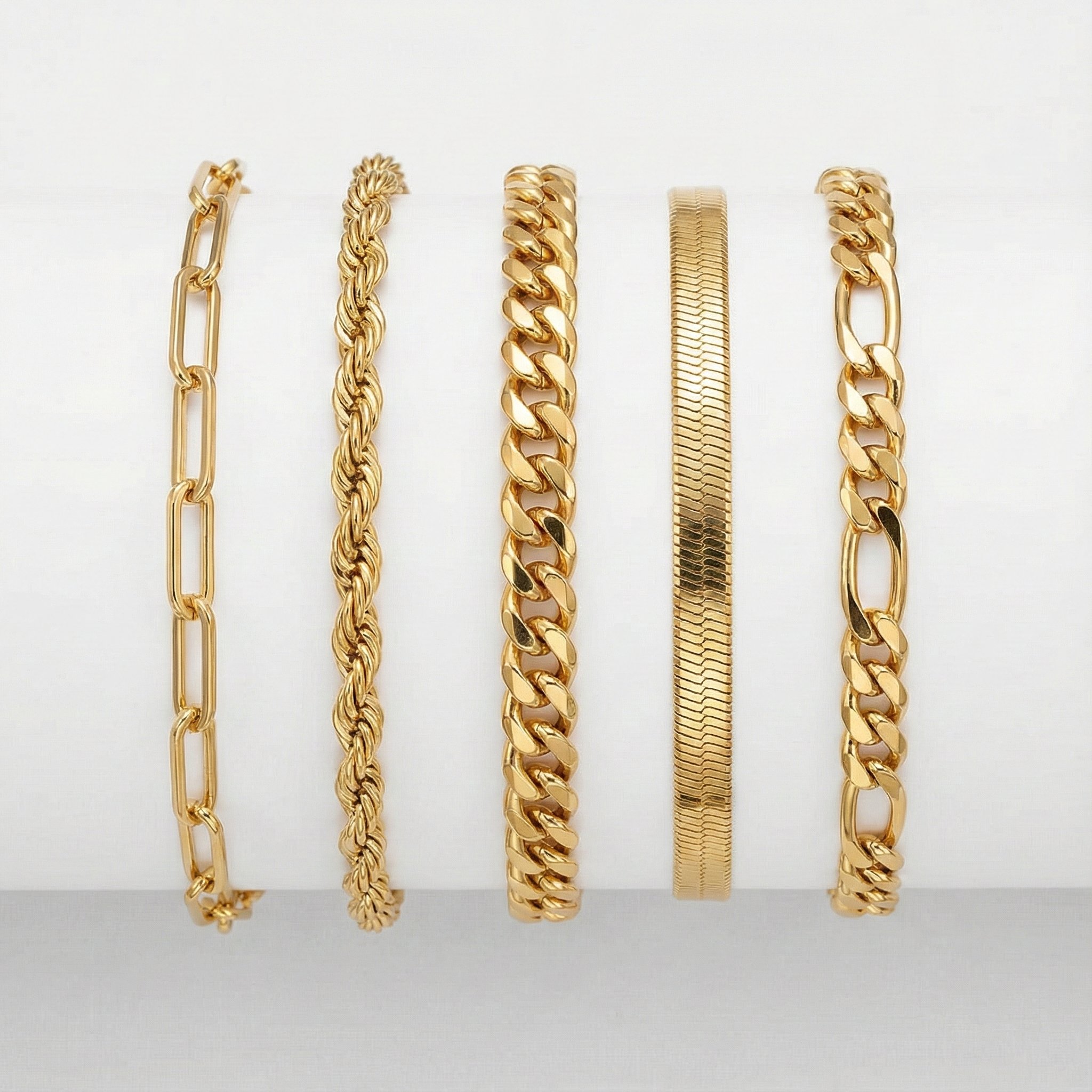 Juna - Bracelet Set | Gold