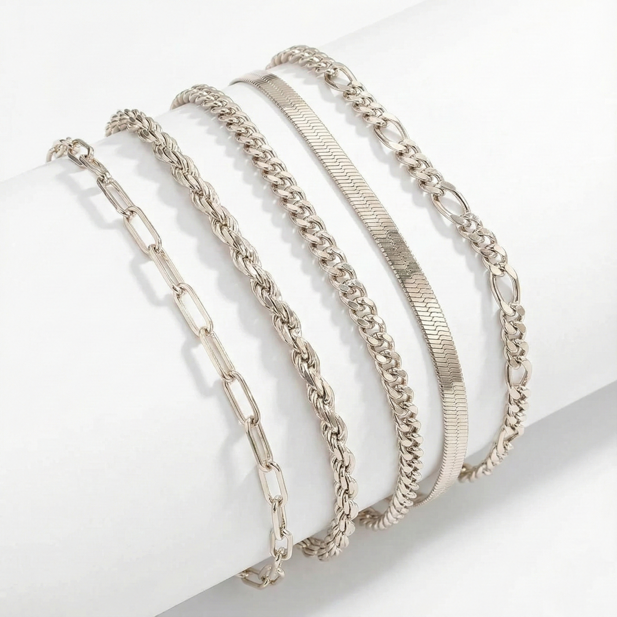 Ellis Renner Bracelet Set | White Gold