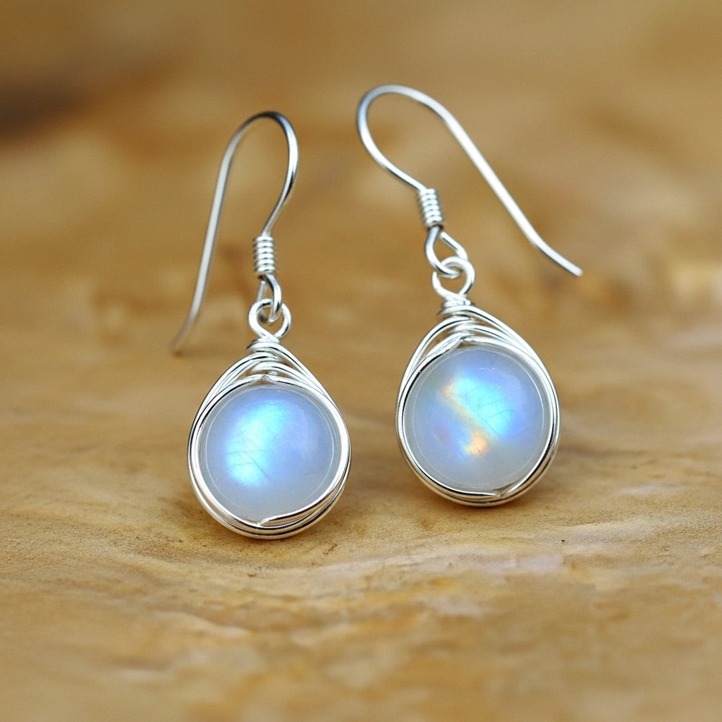Andrea - Timeless Moonstone Earrings